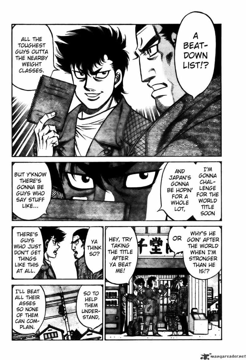 Hajime no Ippo: Fighting Spirit, Chapter 807 image 02
